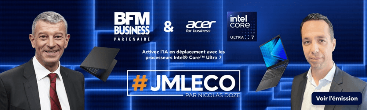 Acer For Business dans l’émission JMLECO – BFM Business pour parler des solutions professionnelles boostées par l’IA