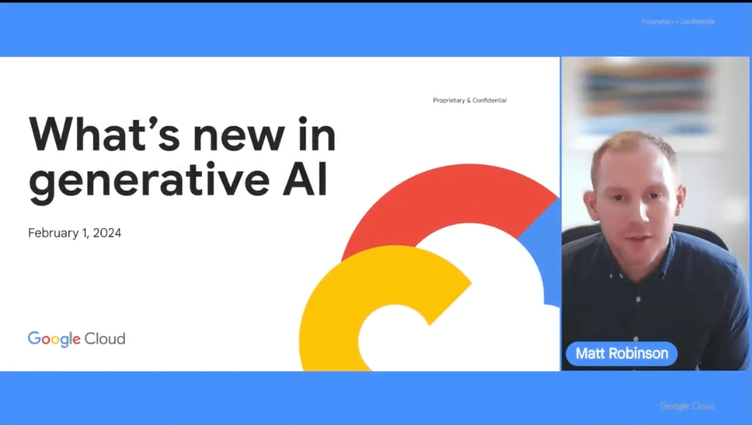Nouveautés IA générative Google Cloud : de Gemini à la mise en prod 