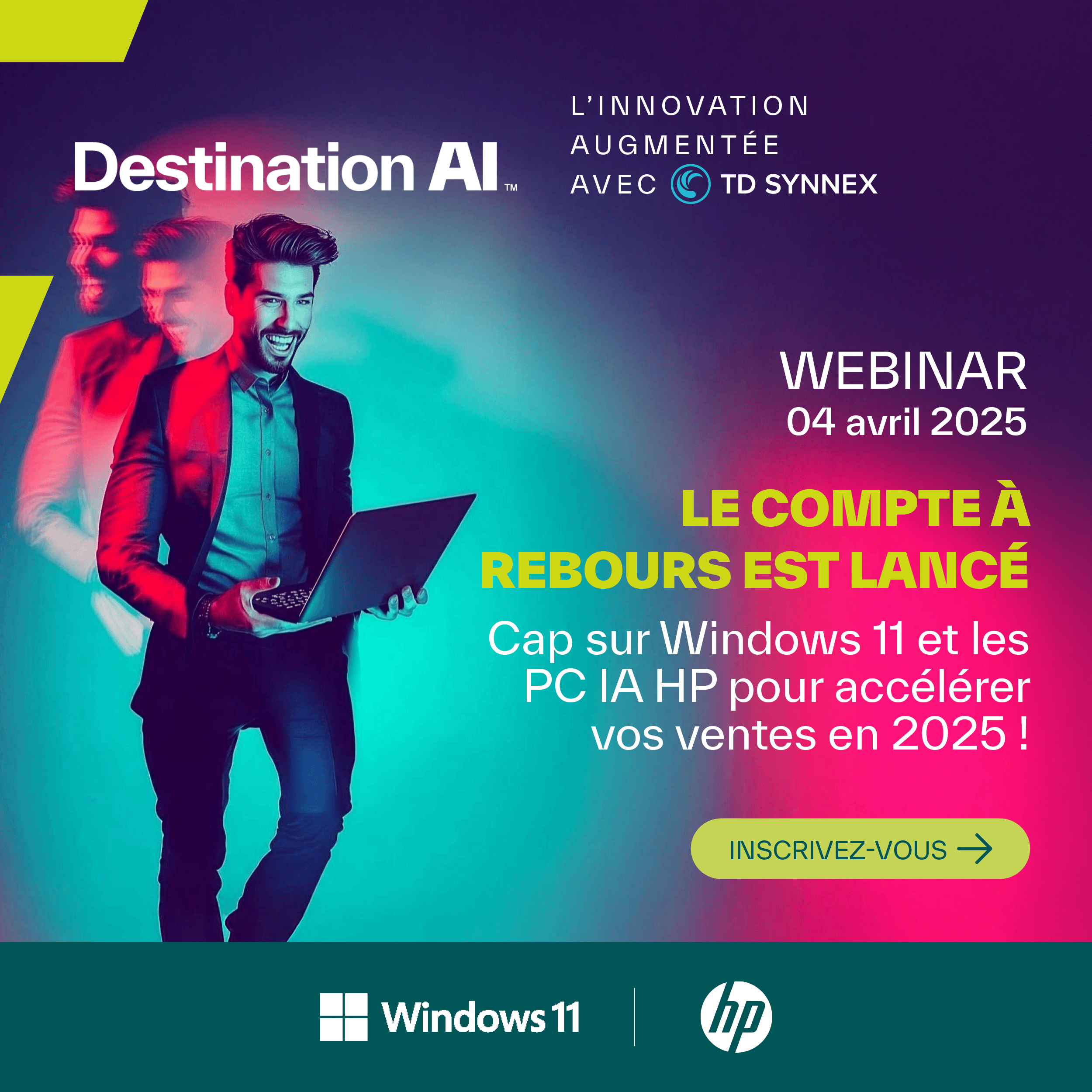 Cap sur Windows 11 & les PC IA HP pour accélérer vos ventes en 2025