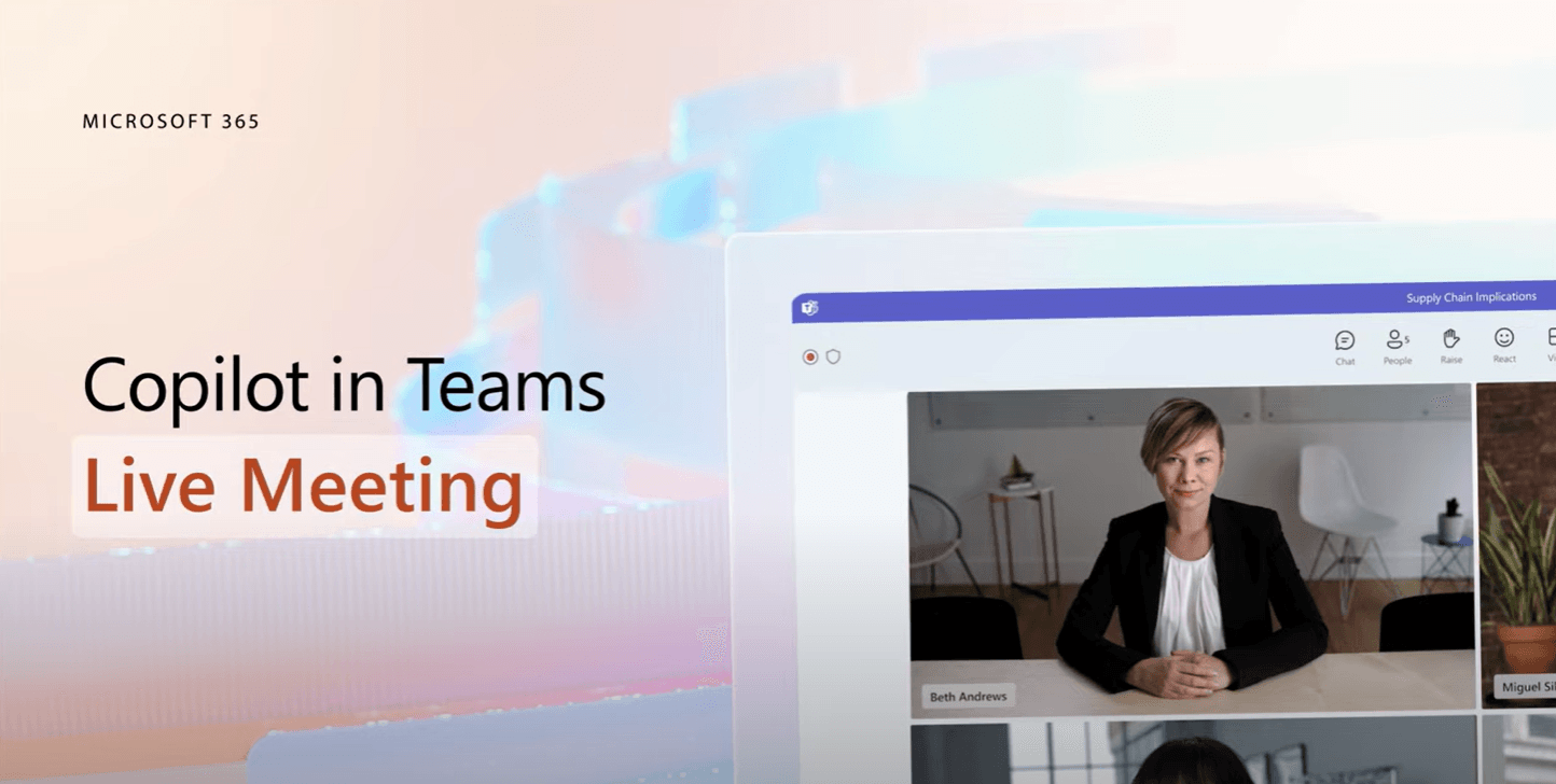 Microsoft 365 Copilot dans vos réunions Teams