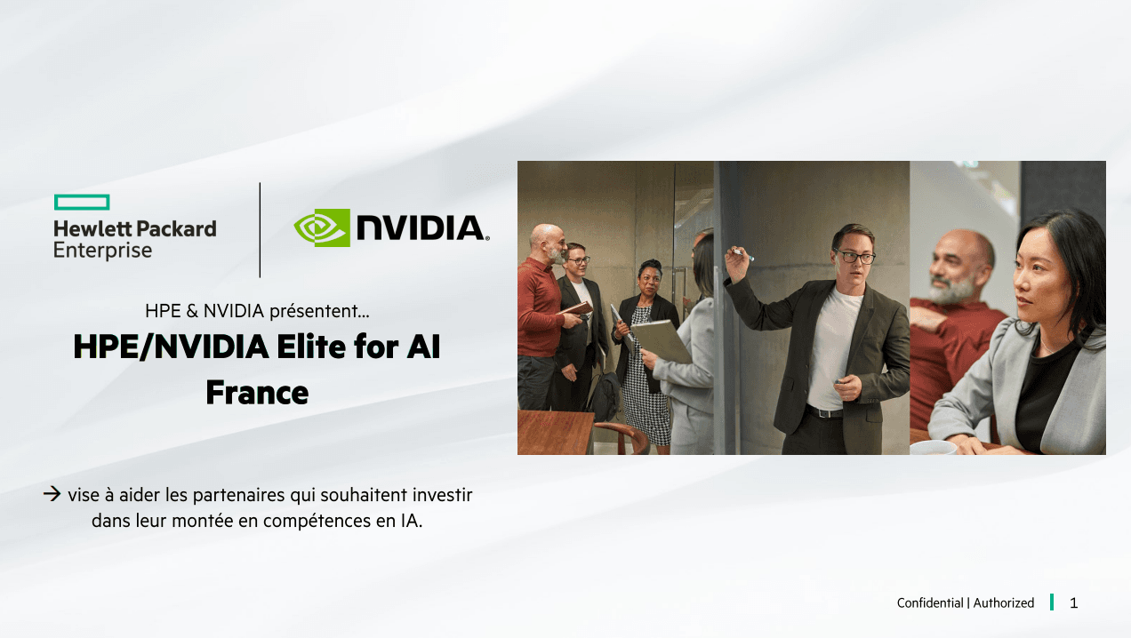 HPE/NVIDIA Elite for AI France